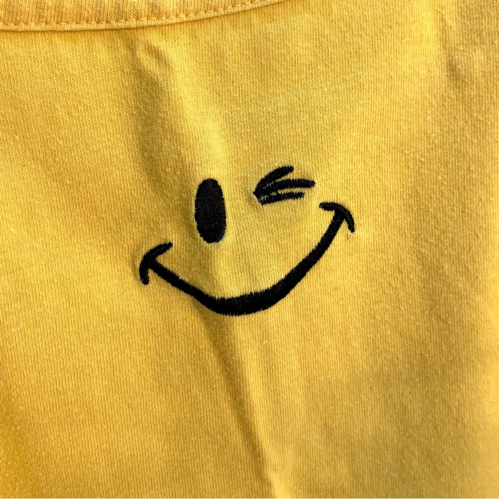 90s Joe Boxer Smiley Face Pajamas 2-Piece Set Womenโs Size XL - Picture 15 of 15